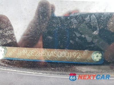 Zdjęcie 12 z 12 samochodu: 2010 HONDA INSIGHT LX VIN:JHMZE2H5XAS000192 - miniatura