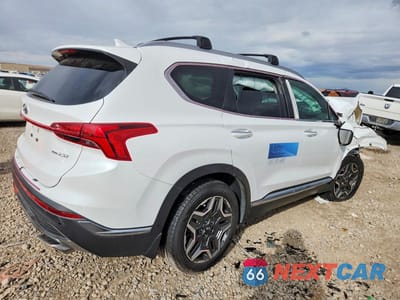 Trzecie zdjęcie samochodu z tyłu: 2022 HYUNDAI SANTA FE LIMITED VIN:5NMS4DAL9NH386387 - miniatura