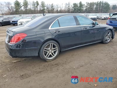 Trzecie zdjęcie samochodu z tyłu: 2015 MERCEDES-BENZ S 550 4MATIC VIN:WDDUG8FB2FA135025 - miniatura