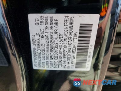 Zdjęcie 14 z 14 samochodu: 2024 HONDA PILOT EXL VIN:5FNYG2H41RB003604 - miniatura