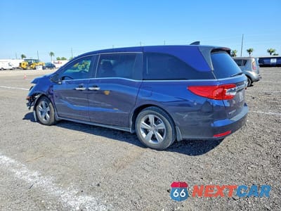 Drugie zdjęcie samochodu z przodu: 2019 HONDA ODYSSEY EX VIN:5FNRL6H57KB135921 - miniatura
