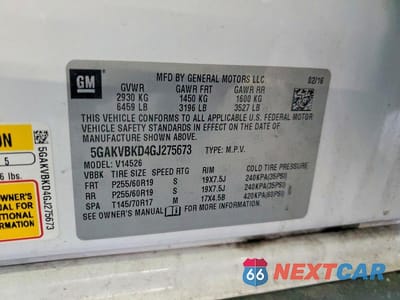 Zdjęcie 13 z 13 samochodu: 2016 BUICK ENCLAVE VIN:5GAKVBKD4GJ275673 - miniatura