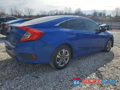 Trzecie zdjęcie samochodu z tyłu: 2017 HONDA CIVIC LX VIN:19XFC2F51HE007090 - miniatura