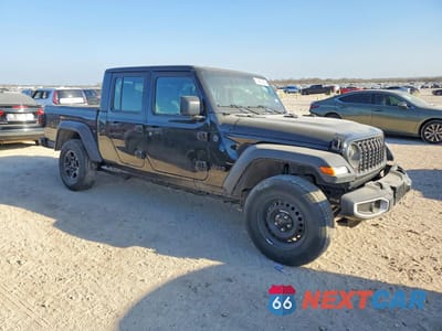 Czwarte zdjęcie samochodu z boku: 2025 JEEP GLADIATOR SPORT VIN:1C6PJTAG9SL511725 - miniatura