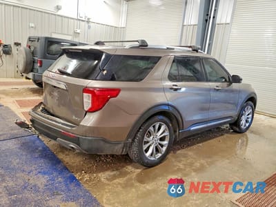 Trzecie zdjęcie samochodu z tyłu: 2021 FORD EXPLORER LIMITED VIN:1FMSK8FH5MGB37328 - miniatura