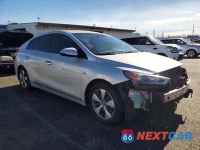 Czwarte zdjęcie samochodu z boku: 2018 HYUNDAI IONIQ LIMITED VIN:KMHC75LD4JU077917 - miniatura