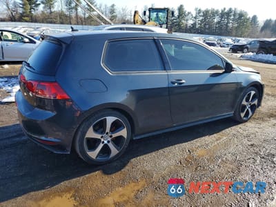 Trzecie zdjęcie samochodu z tyłu: 2015 VOLKSWAGEN GTI VIN:3VWTT7AU0FM069630 - miniatura