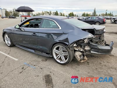 Drugie zdjęcie samochodu z przodu: 2018 AUDI A5 PREMIUM PLUS S-LINE VIN:WAUTNAF56JA010970 - miniatura