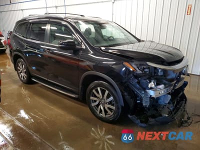 Czwarte zdjęcie samochodu z boku: 2022 HONDA PILOT EXL VIN:5FNYF6H58NB018386 - miniatura
