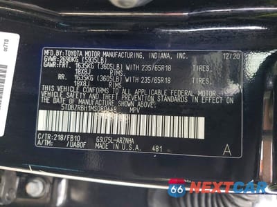Zdjęcie 14 z 14 samochodu: 2021 TOYOTA HIGHLANDER L VIN:5TDBZRBH1MS080448 - miniatura
