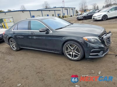 Czwarte zdjęcie samochodu z boku: 2015 MERCEDES-BENZ S 550 4MATIC VIN:WDDUG8FB2FA135025 - miniatura