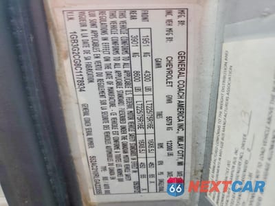 Zdjęcie 10 z 10 samochodu: 2012 CHEVROLET EXPRESS G3500 VIN:1GB3G2CG8C1178934 - miniatura