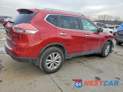 Trzecie zdjęcie samochodu z tyłu: 2015 NISS ROGUE SV VIN:5N1AT2MV6FC877463 - miniatura