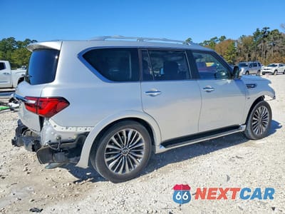 Trzecie zdjęcie samochodu z tyłu: 2019 INFINITI QX80 LUXE VIN:JN8AZ2NF1K9681646 - miniatura