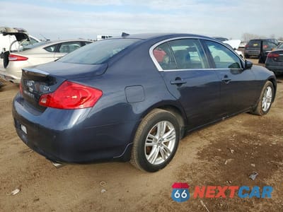 Trzecie zdjęcie samochodu z tyłu: 2011 INFINITI G37 VIN:JN1CV6AR5BM352746 - miniatura
