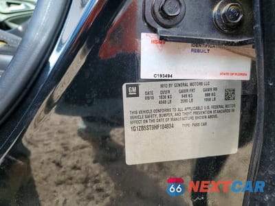 Zdjęcie 13 z 13 samochodu: 2017 CHEVROLET MALIBU LS VIN:1G1ZB5ST9HF104834 - miniatura