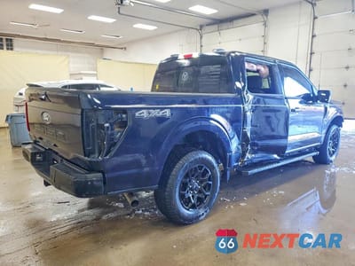 Trzecie zdjęcie samochodu z tyłu: 2024 FORD F150 XLT VIN:1FTEW3LP3RKE20142 - miniatura