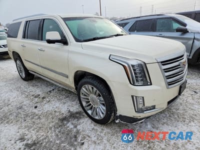 Czwarte zdjęcie samochodu z boku: 2015 CADILLAC ESCALADE ESV PLATINUM VIN:1GYS4UKJ6FR707869 - miniatura