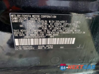 Zdjęcie 13 z 13 samochodu: 2006 TOYOTA RAV4 BASE VIN:JTMZD33V365009047 - miniatura