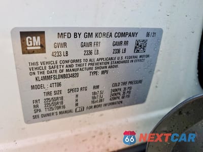 Zdjęcie 12 z 12 samochodu: 2022 BUICK ENCORE GX ESSENCE VIN:KL4MMFSL0NB034820 - miniatura