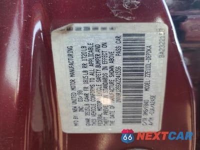 Zdjęcie 12 z 12 samochodu: 1999 TOYOTA COROLLA VE VIN:1NXBR12E6XZ241556 - miniatura