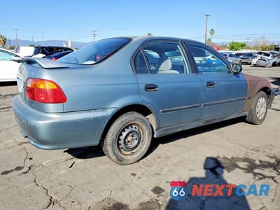 Trzecie zdjęcie samochodu z tyłu: 2000 HONDA CIVIC LX VIN:2HGEJ6576YH585414 - miniatura