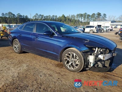 Czwarte zdjęcie samochodu z boku: 2022 HYUNDAI SONATA SEL VIN:5NPEL4JA8NH138326 - miniatura