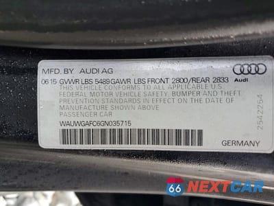 Zdjęcie 13 z 13 samochodu: 2016 AUDI A7 PREMIUM PLUS VIN:WAUWGAFC6GN035715 - miniatura