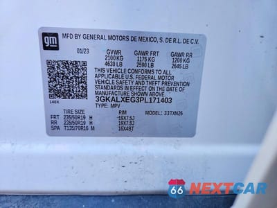 Zdjęcie 13 z 13 samochodu: 2023 GMC TERRAIN DENALI VIN:3GKALXEG3PL171403 - miniatura