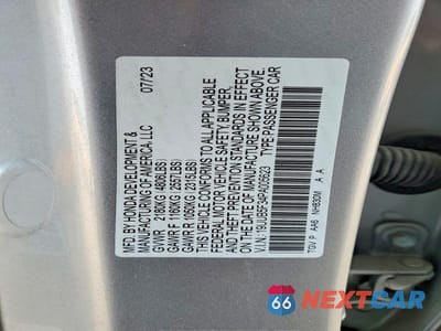 Zdjęcie 12 z 12 samochodu: 2023 ACURA TLX VIN:19UUB5F34PA005623 - miniatura