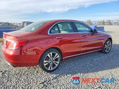 Trzecie zdjęcie samochodu z tyłu: 2020 MERCEDES-BENZ C 300 4MATIC VIN:W1KWF8EB7LR603096 - miniatura