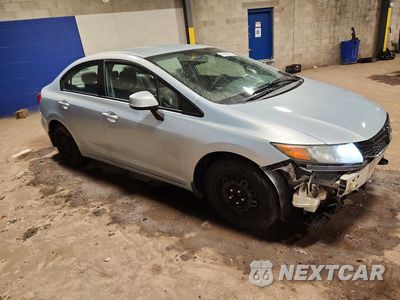 Czwarte zdjęcie samochodu z boku: 2012 HONDA CIVIC LX VIN:2HGFB2F53CH600015 - miniatura