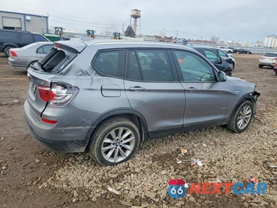 Trzecie zdjęcie samochodu z tyłu: 2015 BMW X3 XDRIVE28I VIN:5UXWX9C55F0D54107 - miniatura