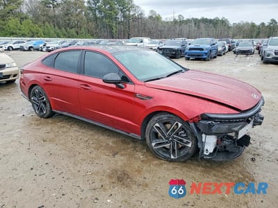 Czwarte zdjęcie samochodu z boku: 2025 HYUNDAI SONATA N LINE VIN:KMHL54JCXSA521086 - miniatura