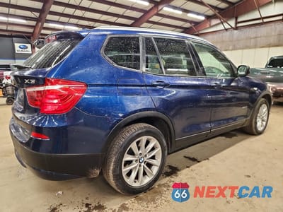 Trzecie zdjęcie samochodu z tyłu: 2013 BMW X3 XDRIVE28I VIN:5UXWX9C59D0A23186 - miniatura