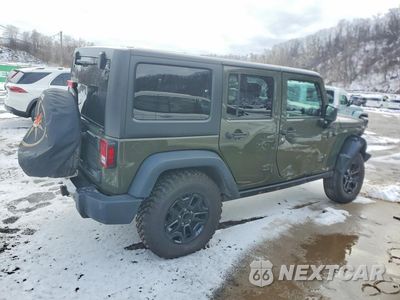 Trzecie zdjęcie samochodu z tyłu: 2016 JEEP WRANGLER UNLIMITED SPORT VIN:1C4BJWDG3GL107939 - miniatura