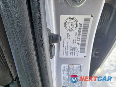 Zdjęcie 7 z 7 samochodu: 2007 HONDA CIVIC DX VIN:2HGFA16307H001851 - miniatura