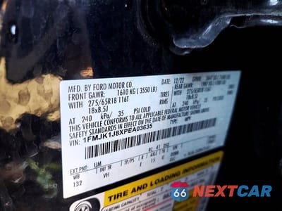 Zdjęcie 13 z 13 samochodu: 2023 FORD EXPEDITION MAX XLT VIN:1FMJK1J8XPEA03635 - miniatura