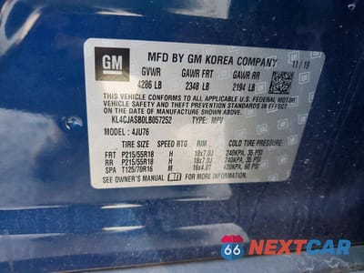 Zdjęcie 13 z 13 samochodu: 2020 BUICK ENCORE PREFERRED VIN:KL4CJASB0LB057252 - miniatura