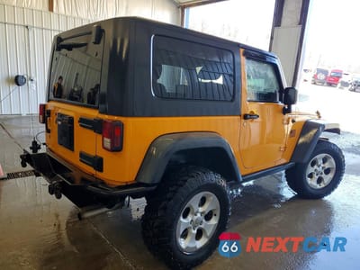 Trzecie zdjęcie samochodu z tyłu: 2012 JEEP WRANGLER SPORT VIN:1C4AJWAG2CL123091 - miniatura