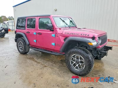 Czwarte zdjęcie samochodu z boku: 2024 JEEP WRANGLER RUBICON VIN:1C4PJXFG3RW328838 - miniatura