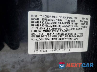 Zdjęcie 13 z 13 samochodu: 2016 ACURA MDX TECHNOLOGY VIN:5FRYD4H4XGB028078 - miniatura