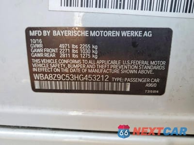 Zdjęcie 12 z 12 samochodu: 2017 BMW 330 XIGT VIN:WBA8Z9C53HG453212 - miniatura