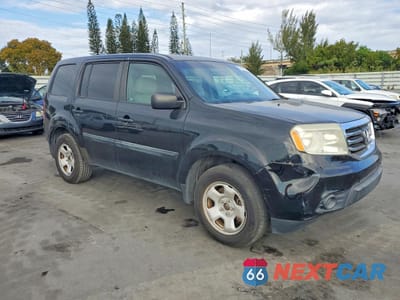 Czwarte zdjęcie samochodu z boku: 2012 HONDA PILOT LX VIN:5FNYF3H20CB042456 - miniatura