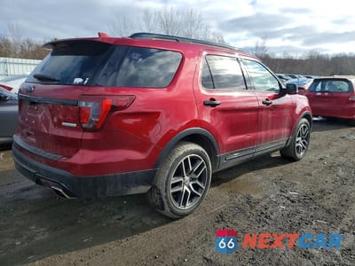 Trzecie zdjęcie samochodu z tyłu: 2016 FORD EXPLORER SPORT VIN:1FM5K8GTXGGB00120 - miniatura