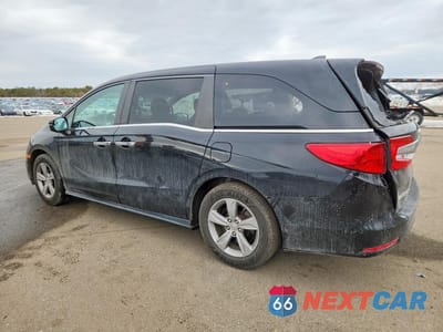 Drugie zdjęcie samochodu z przodu: 2019 HONDA ODYSSEY EX VIN:5FNRL6H50KB136957 - miniatura