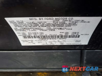 Zdjęcie 12 z 12 samochodu: 2013 FORD TAURUS LIMITED VIN:1FAHP2F84DG136092 - miniatura