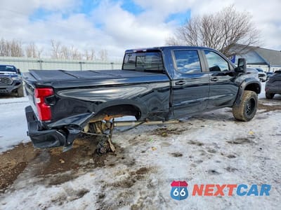 Trzecie zdjęcie samochodu z tyłu: 2019 CHEVROLET SILVERADO K1500 RST VIN:1GCUYEED5KZ352265 - miniatura
