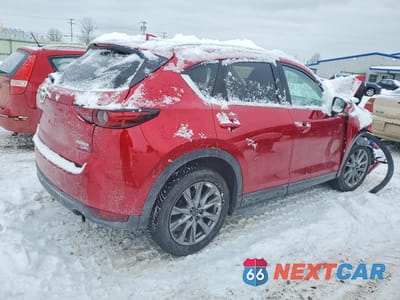 Trzecie zdjęcie samochodu z tyłu: 2021 MAZDA CX-5 GRAND TOURING RESERVE VIN:JM3KFBAY7M0315043 - miniatura