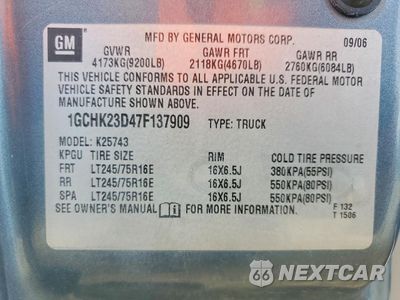 Zdjęcie 13 z 14 samochodu: 2007 CHEVROLET SILVERADO K2500 HEAVY DUTY VIN:1GCHK23D47F137909 - miniatura